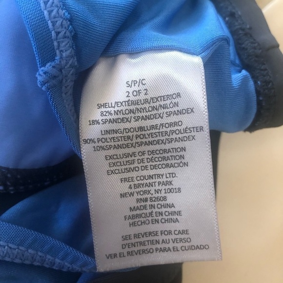 FREE country black and blue athletic shorts, small - Picture 7 of 9